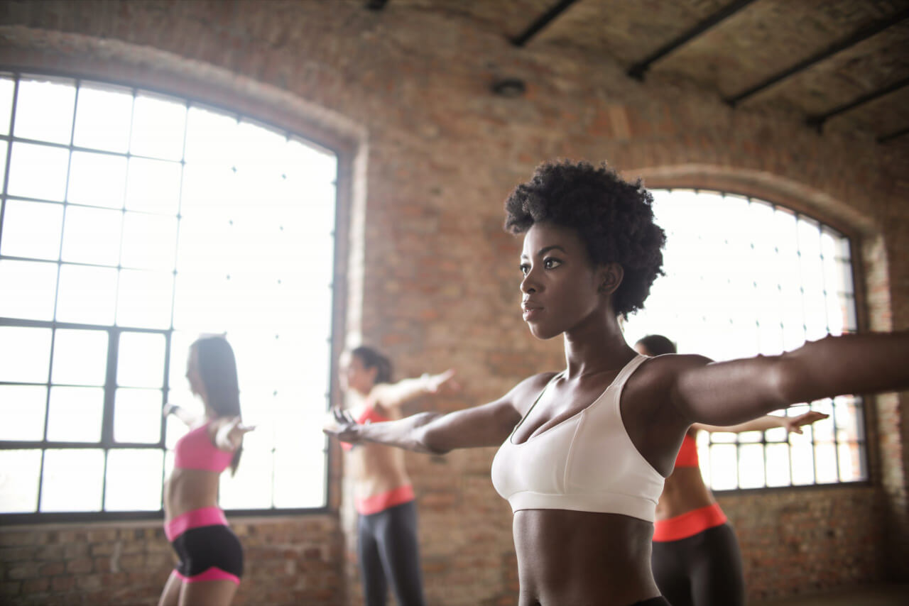 Women's dance class